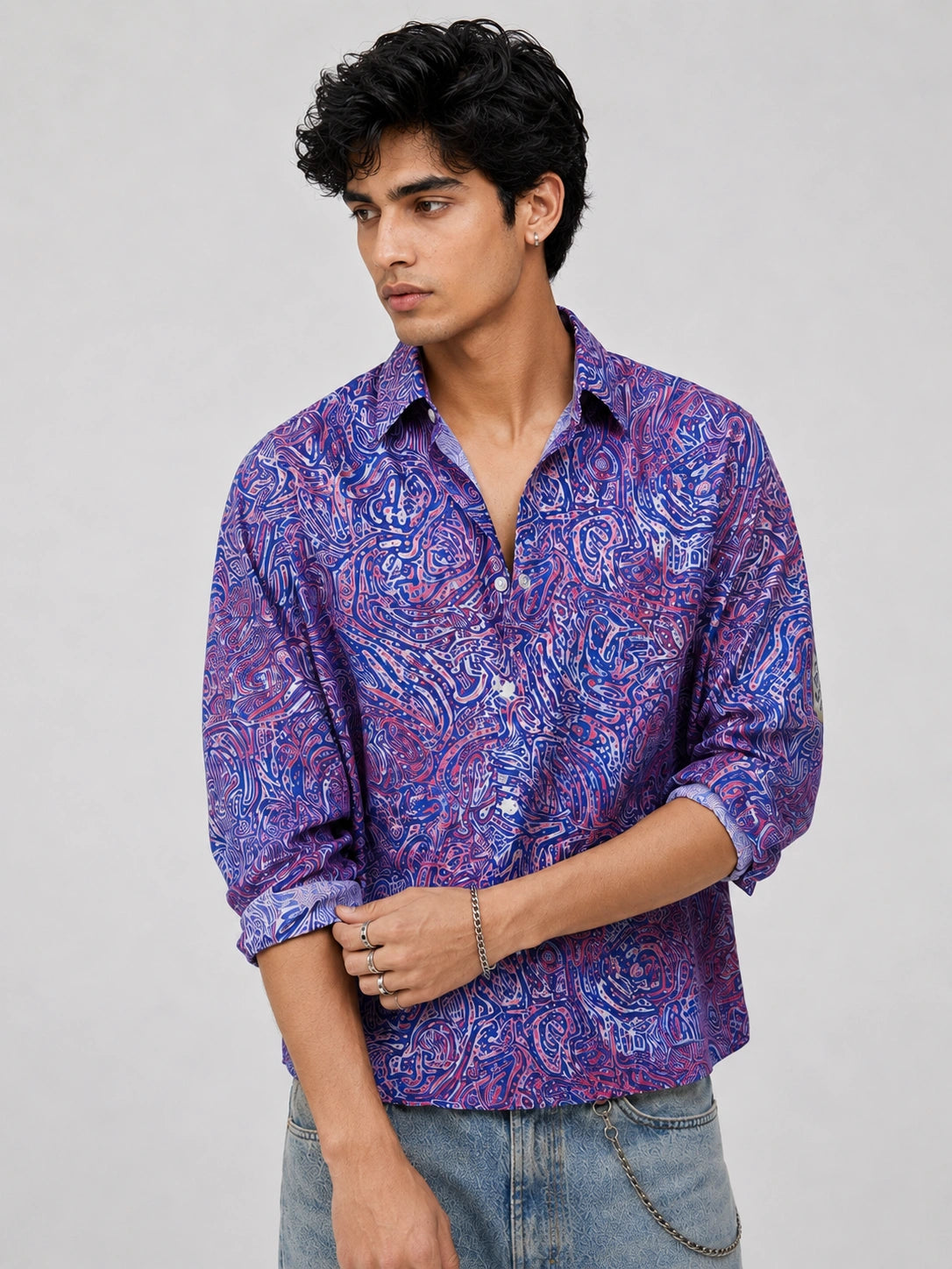 Purple Aztech Universal Style – Unisex Shirt Collection