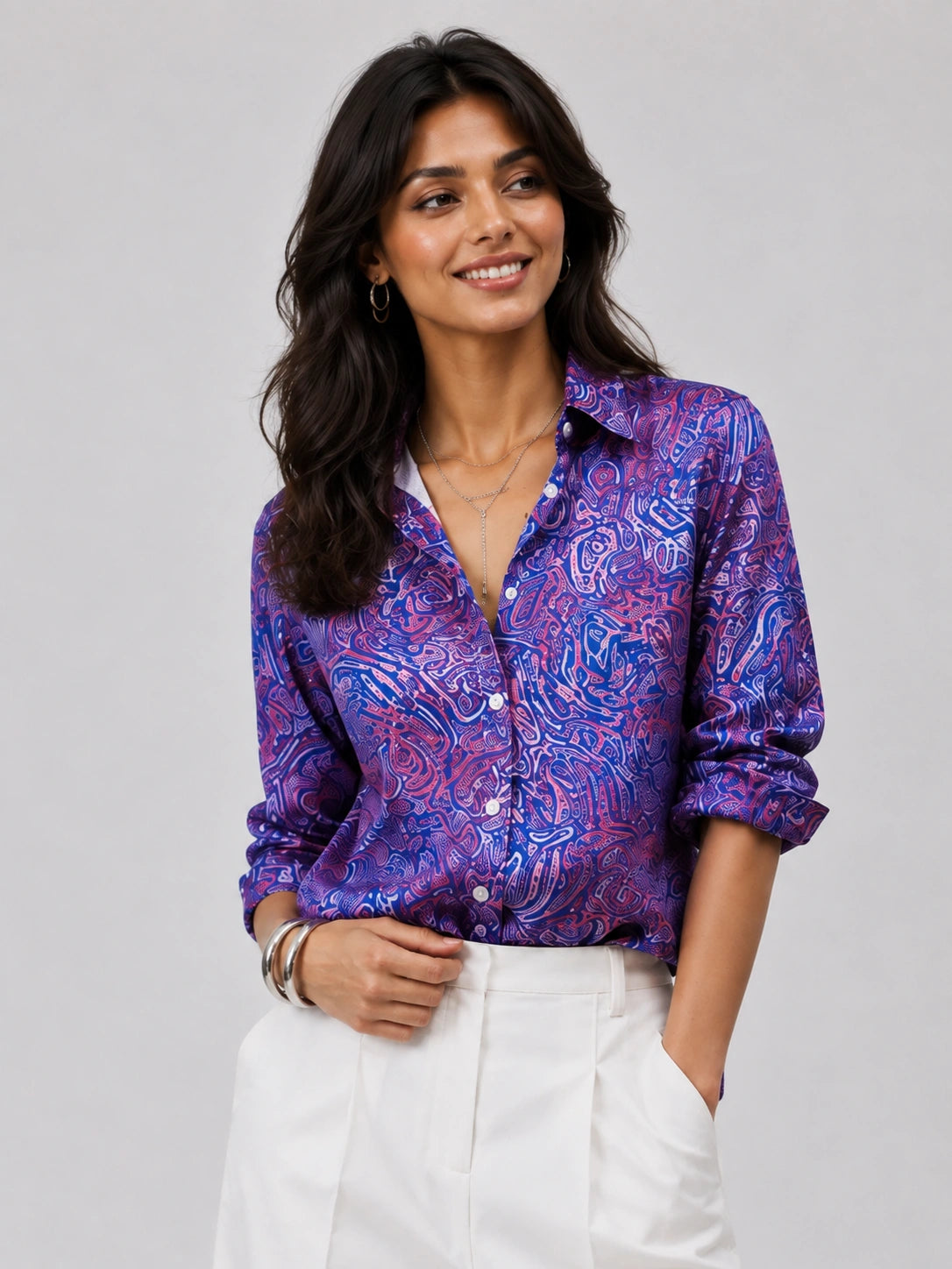 Purple Aztech Universal Style – Unisex Shirt Collection