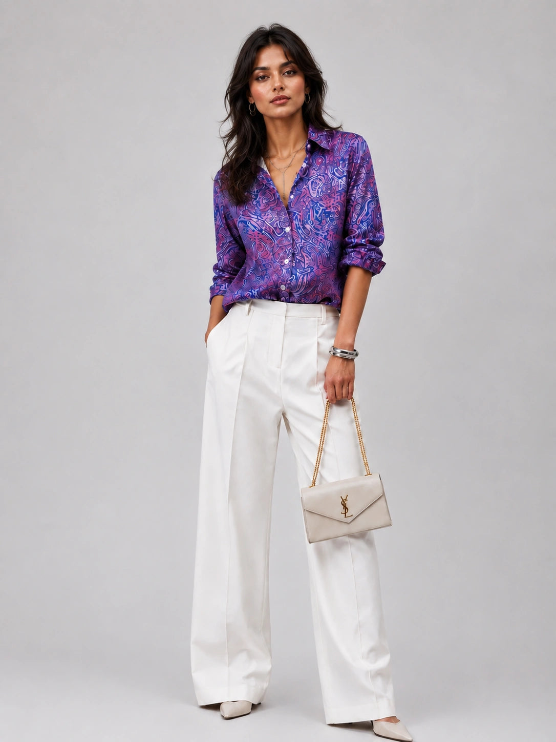 Purple Aztech Universal Style – Unisex Shirt Collection