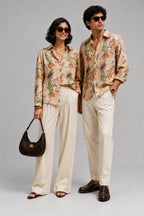 Beige Flower Universal Style – Unisex Shirt Collection