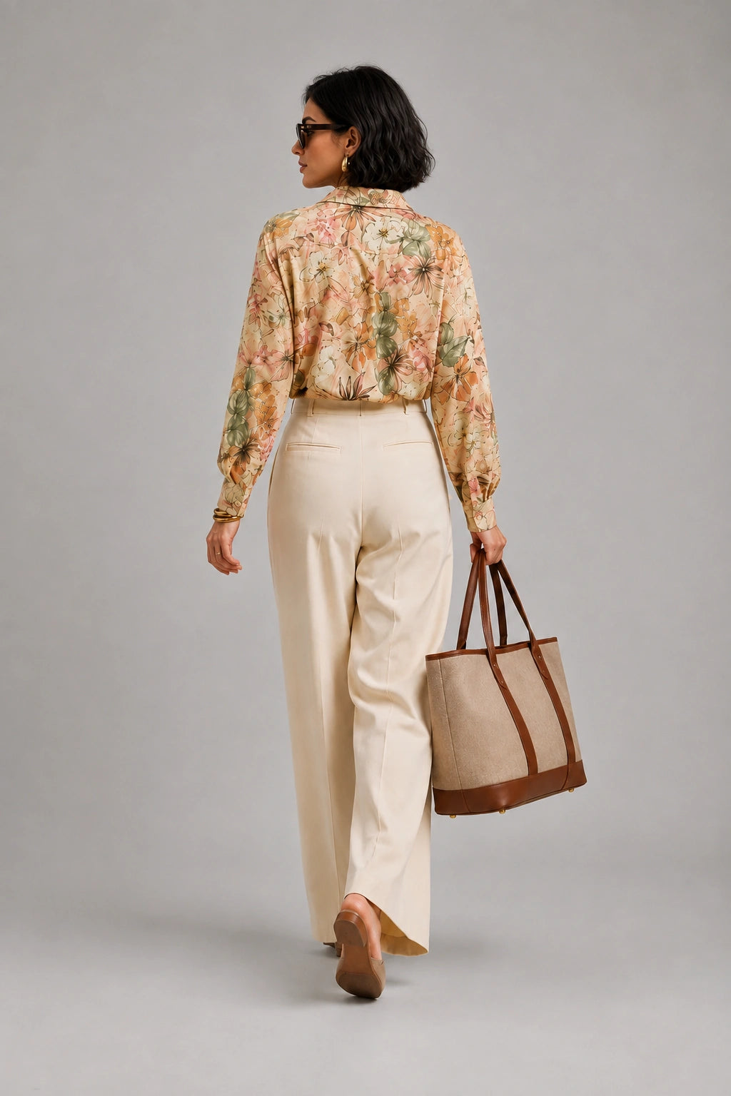 Beige Flower Universal Style – Unisex Shirt Collection