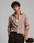 Beige Patch Universal Style – Unisex Shirt Collection
