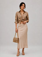 Beige Mandala Universal Style – Unisex Shirt Collection