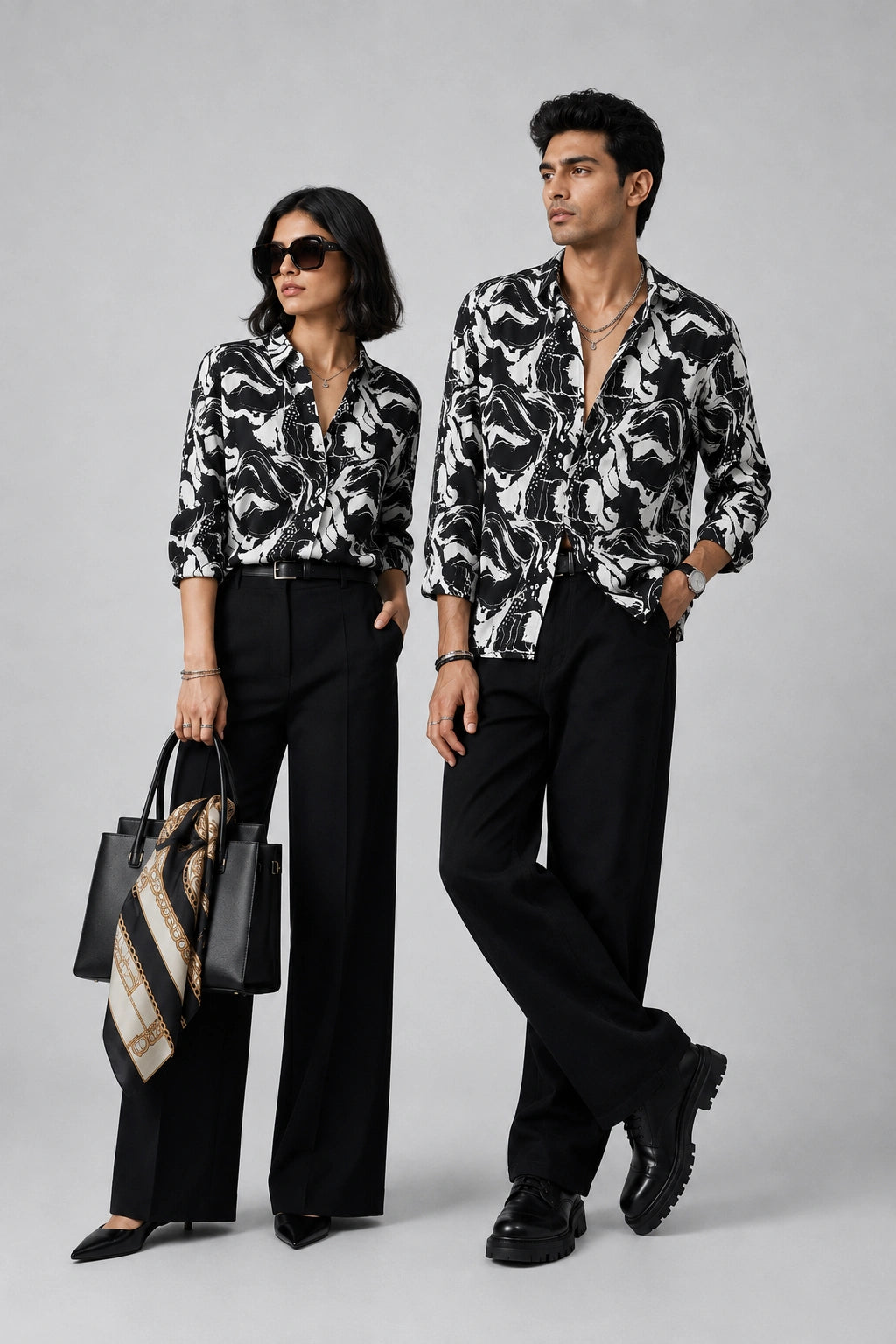 Black Dissolve Universal Style – Unisex Shirt Collection