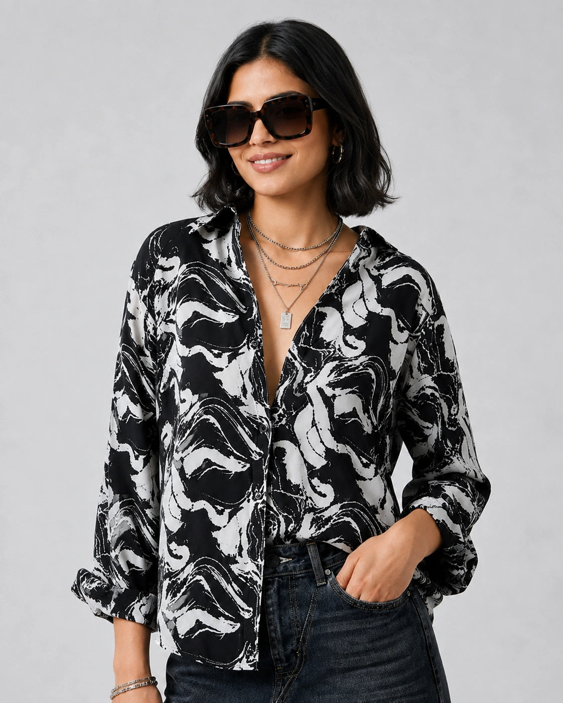 Black Dissolve Universal Style – Unisex Shirt Collection