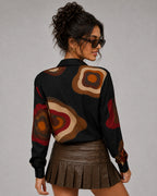 Black Gemoetry Universal Style – Unisex Shirt Collection