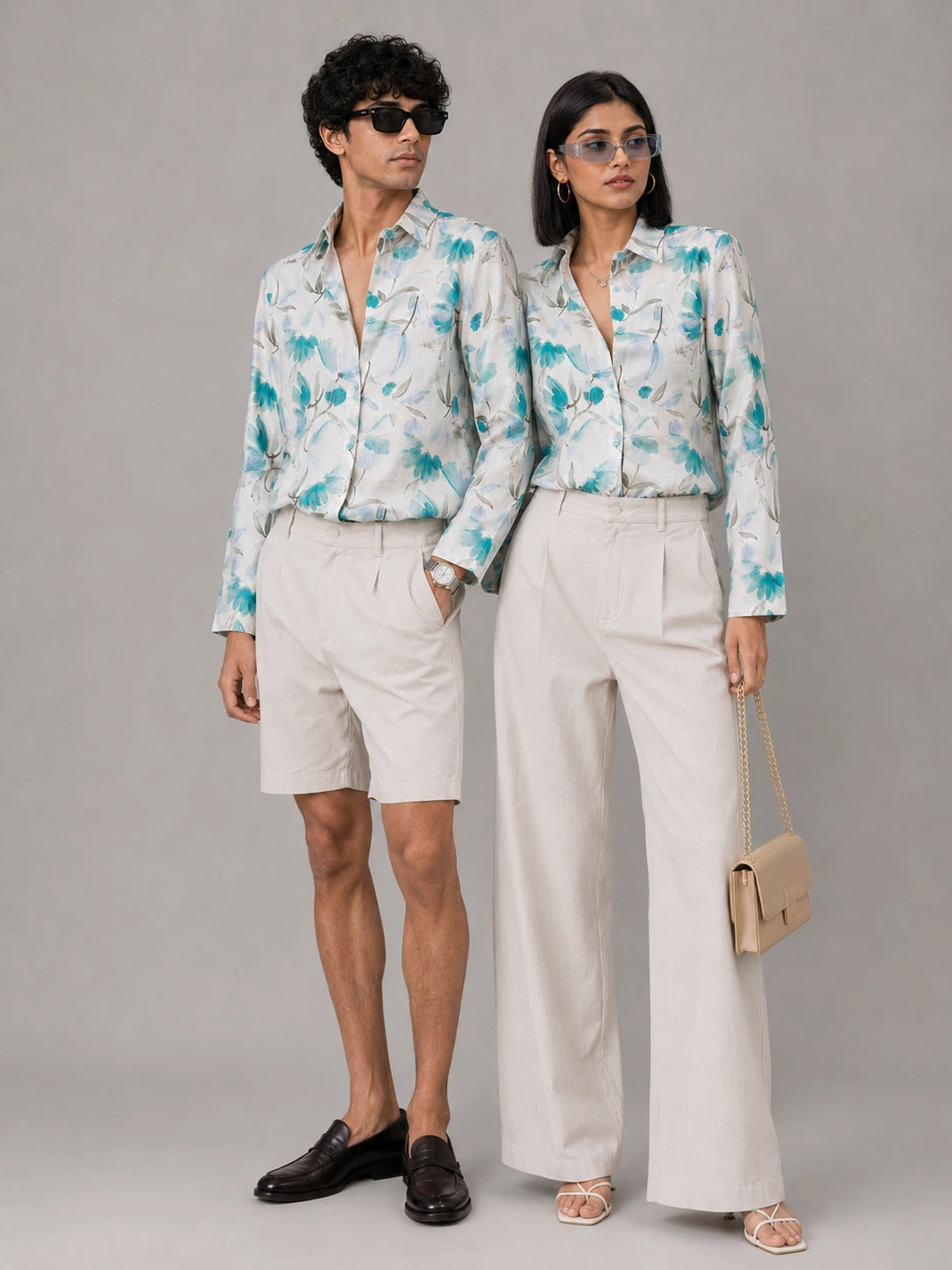 Blue Flory Universal Style – Unisex Shirt Collection