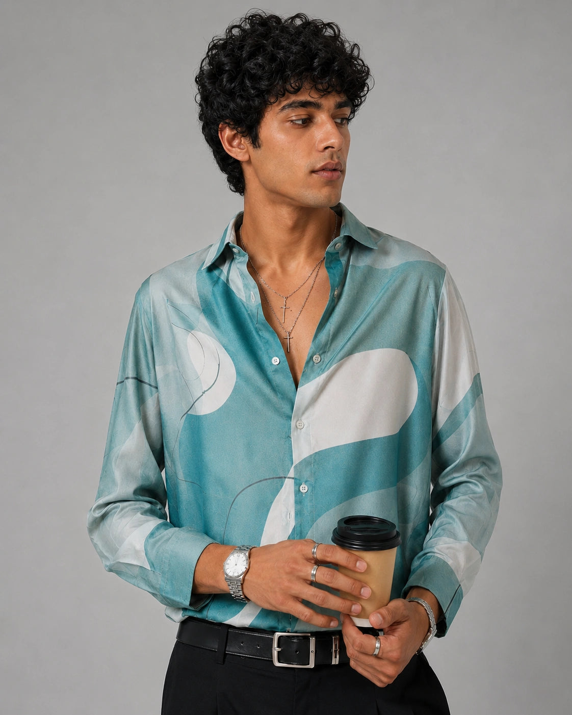 Blue Patches Universal Style – Unisex Shirt Collection