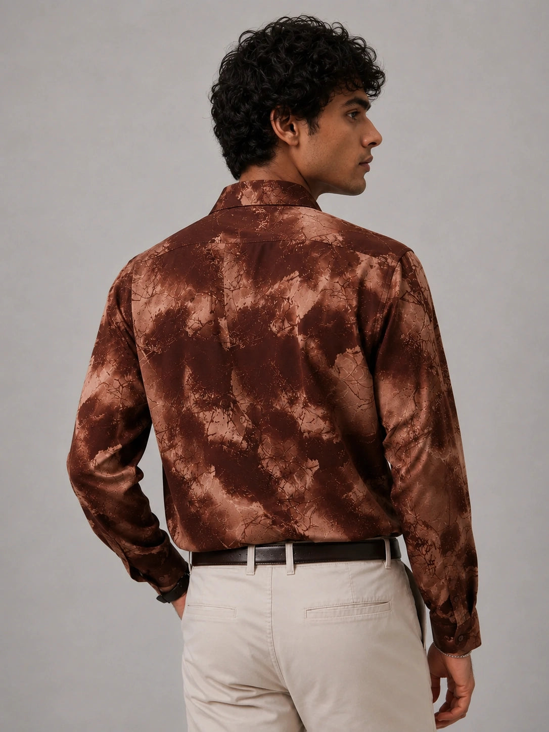 Brown Abstract Universal Style – Unisex Shirt Collection