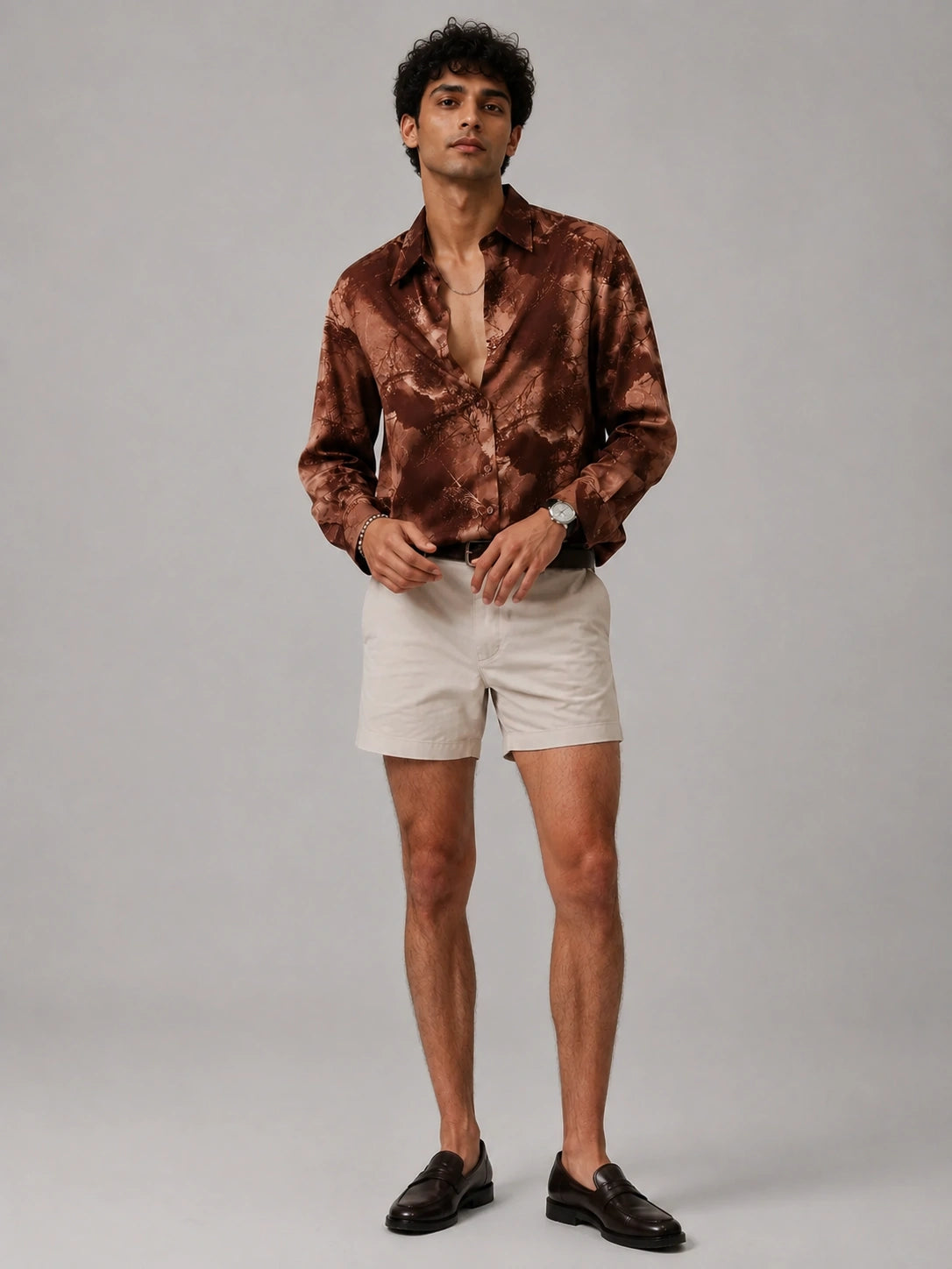 Brown Abstract Universal Style – Unisex Shirt Collection