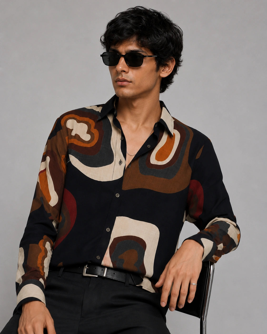 Brown Mandala Universal Style – Unisex Shirt Collection