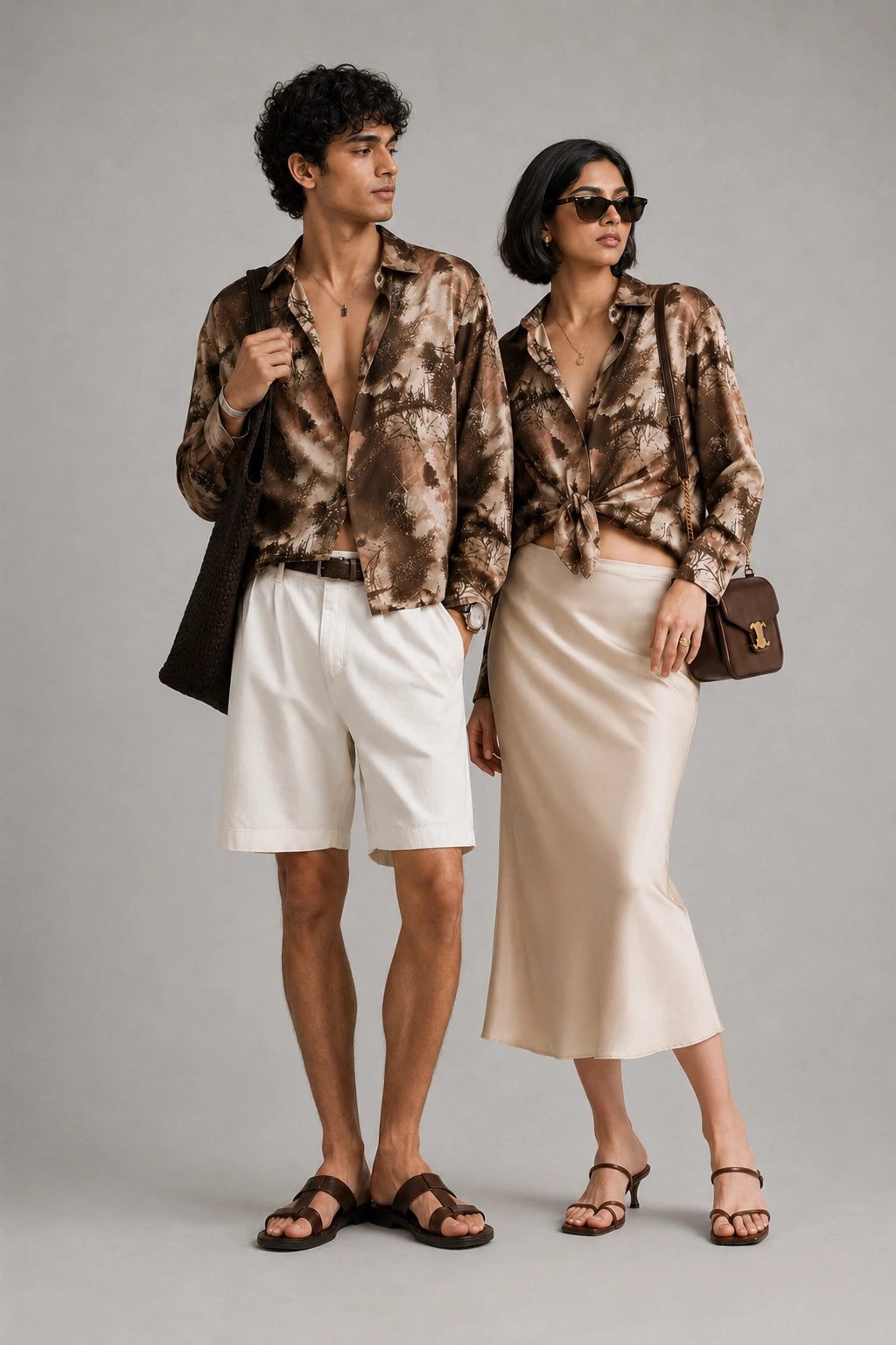 Brown Punk Universal Style – Unisex Shirt Collection