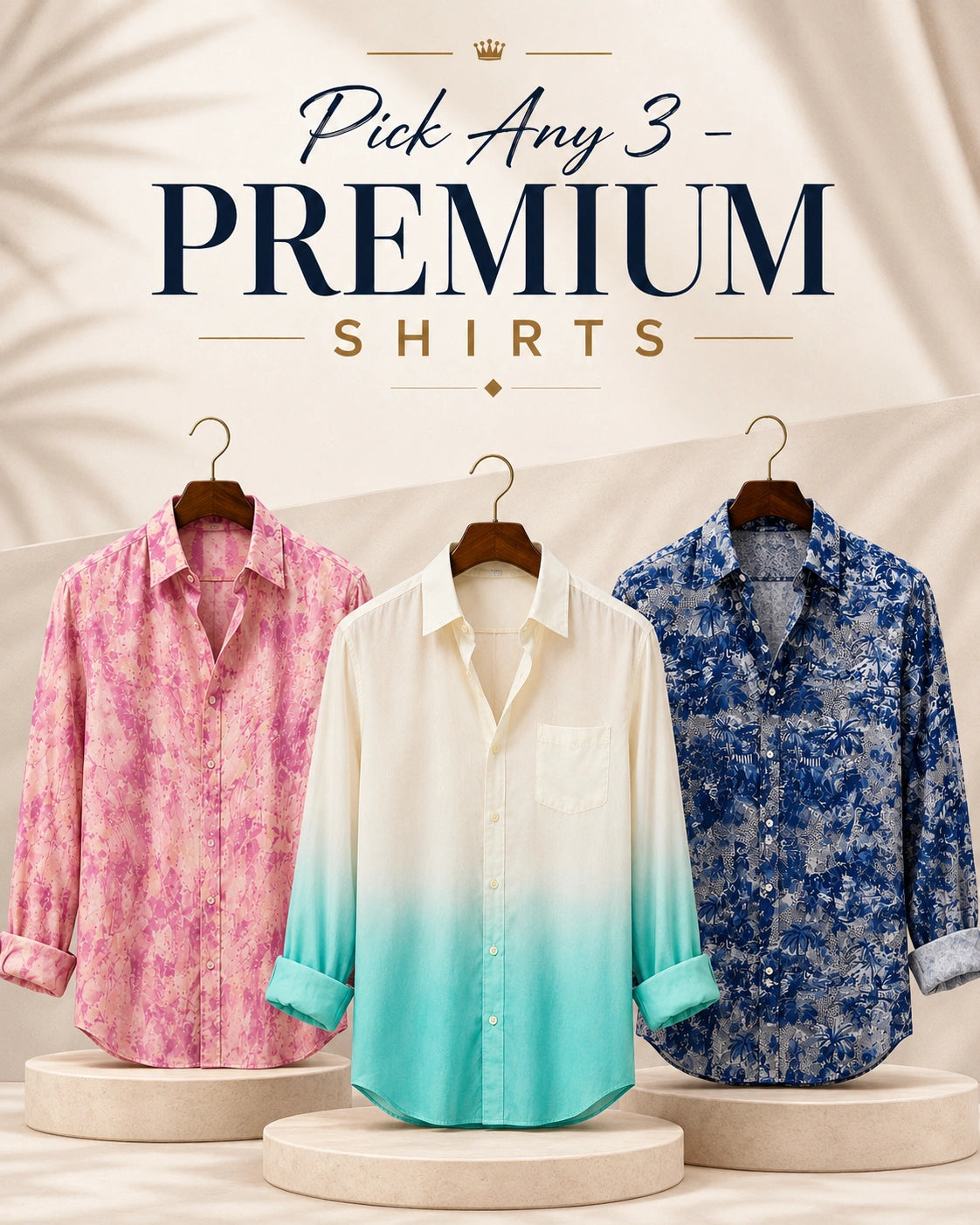 Pick Any 3 - Premium Shirts