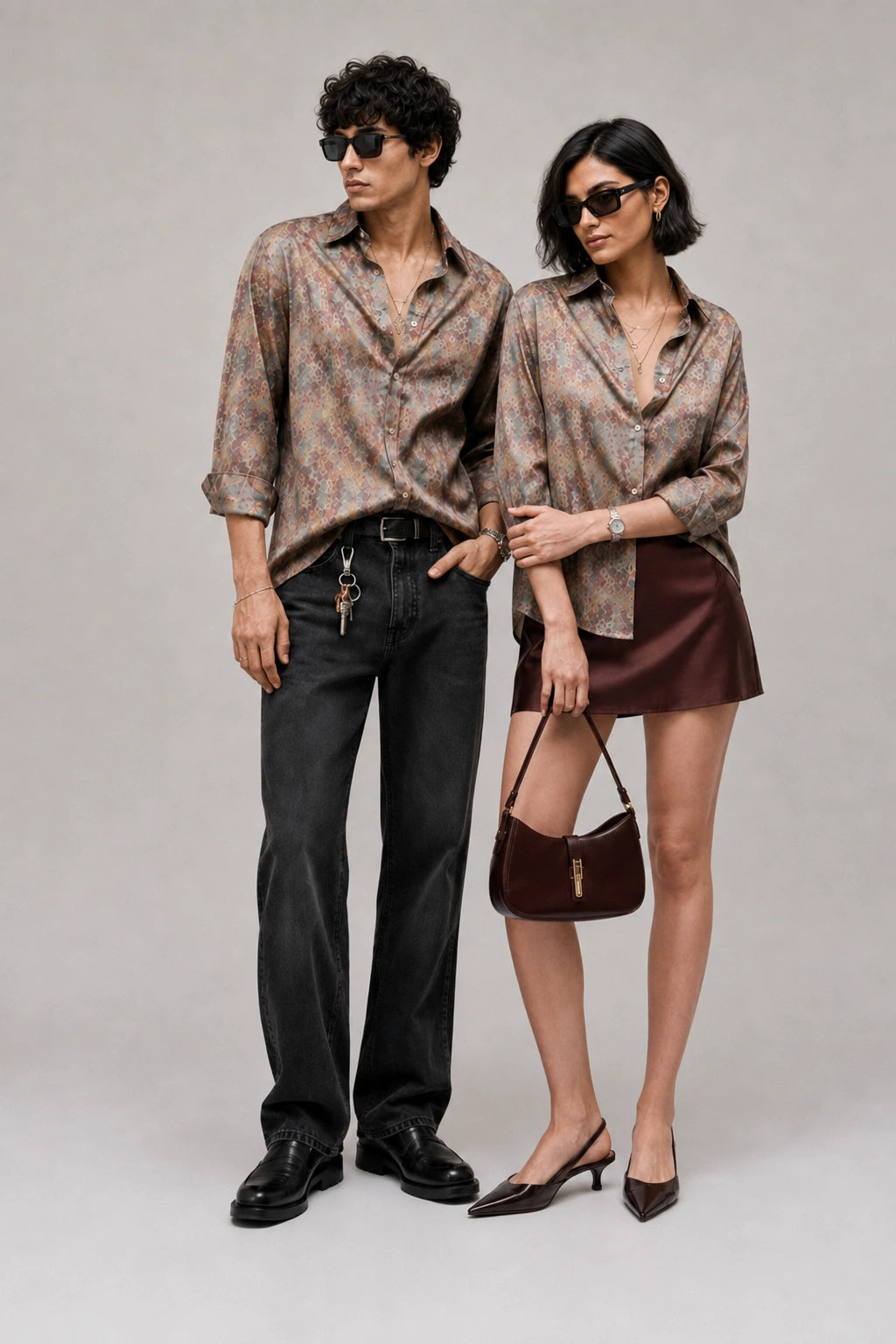 Cream Pixel Universal Style – Unisex Shirt Collection