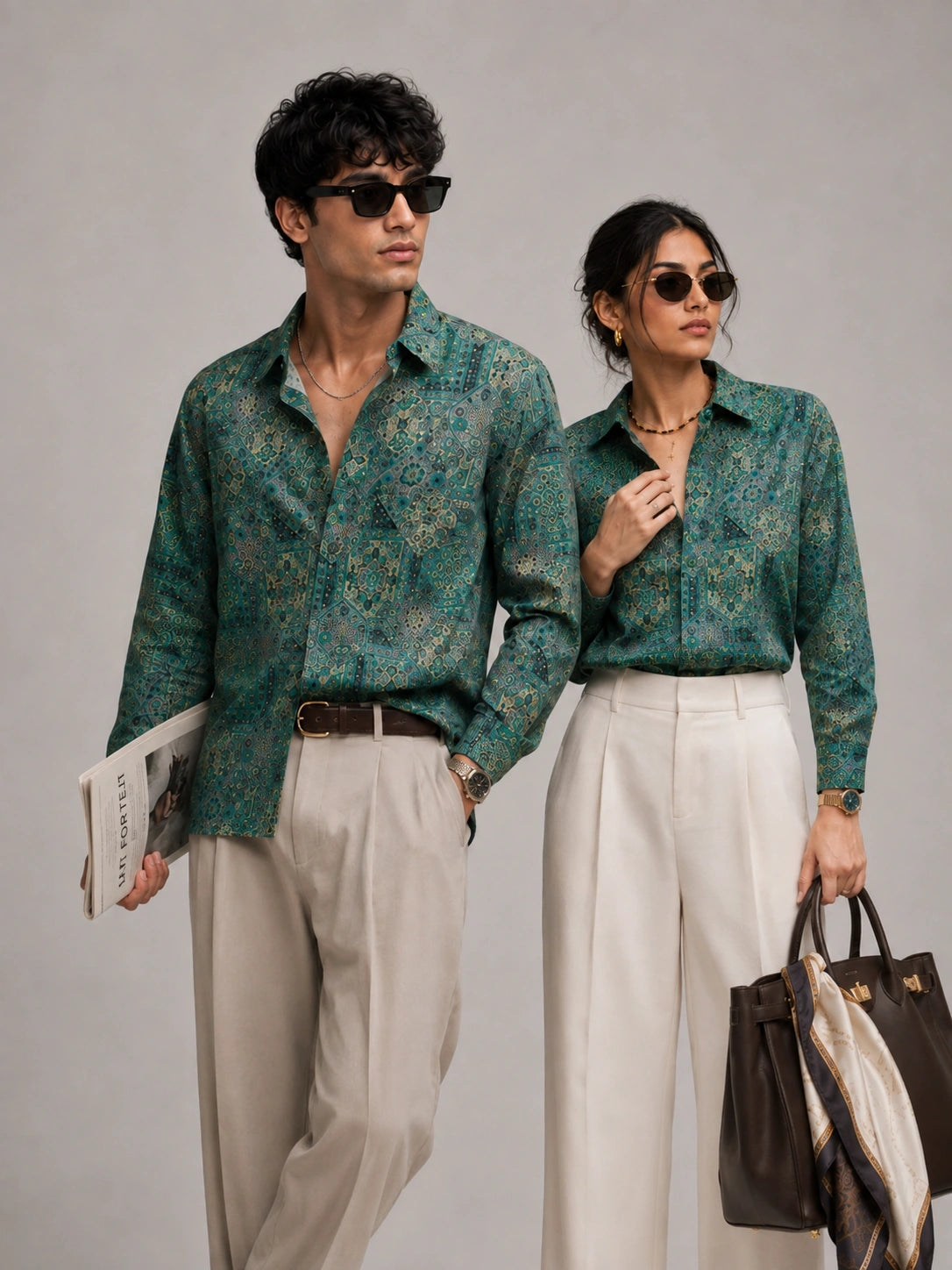 Dark Green Universal Style – Unisex Shirt Collection
