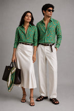 Green Monochrome Universal Style – Unisex Shirt Collection