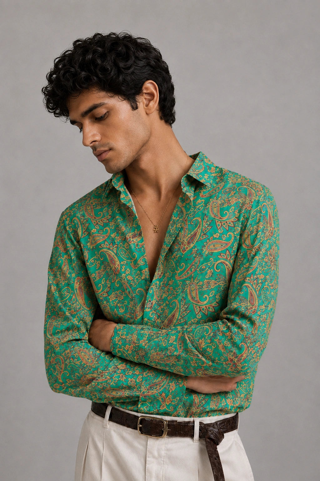 Green Monochrome Universal Style – Unisex Shirt Collection