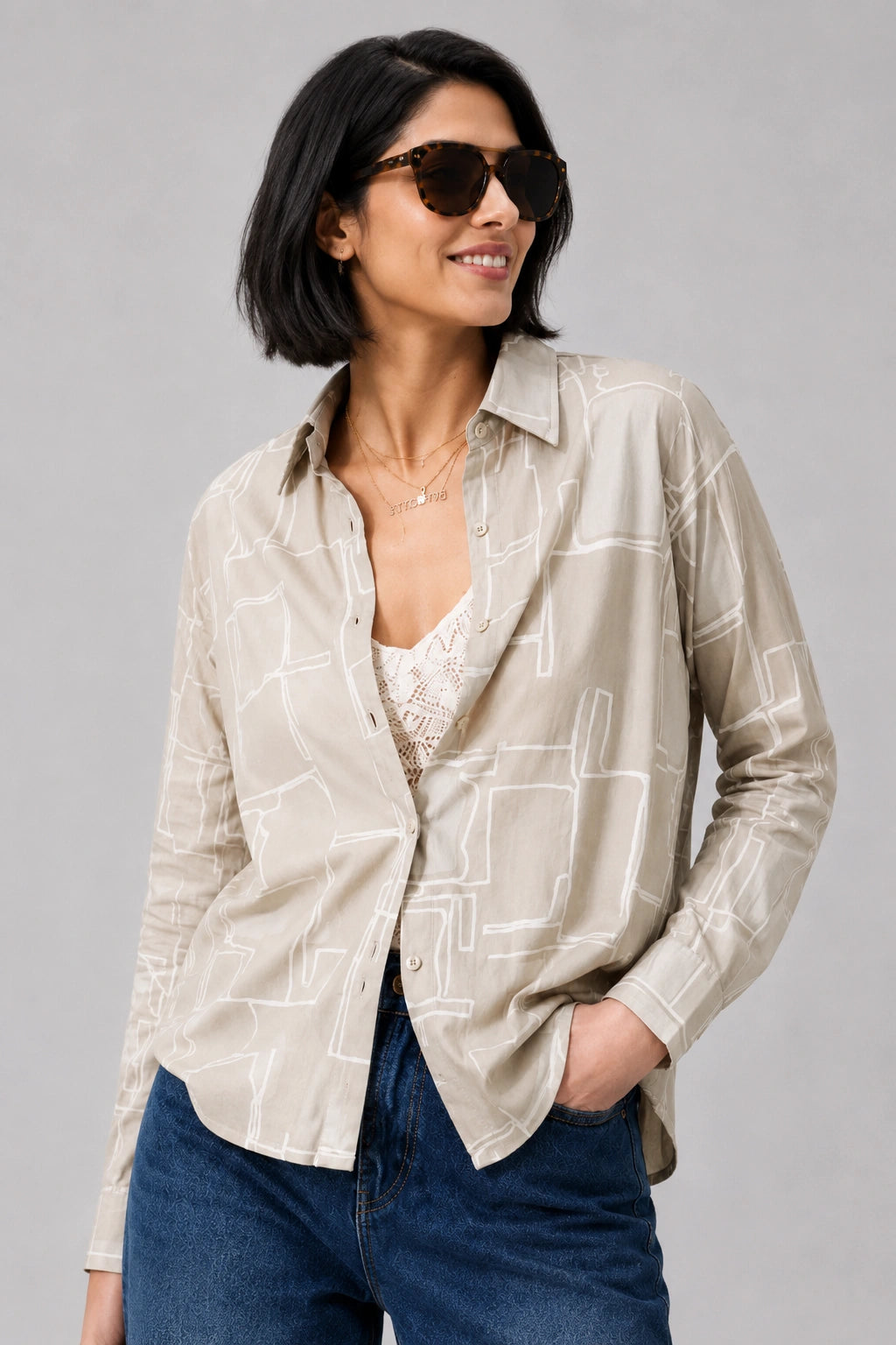 Grey Lines Universal Style – Unisex Shirt Collection