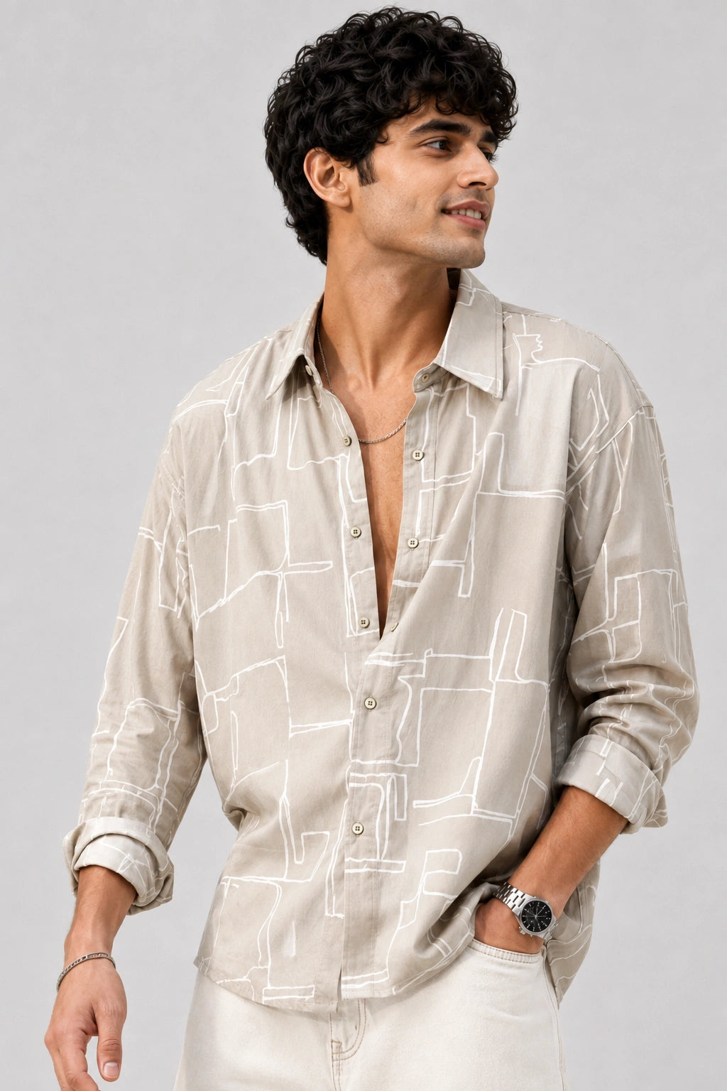 Grey Lines Universal Style – Unisex Shirt Collection