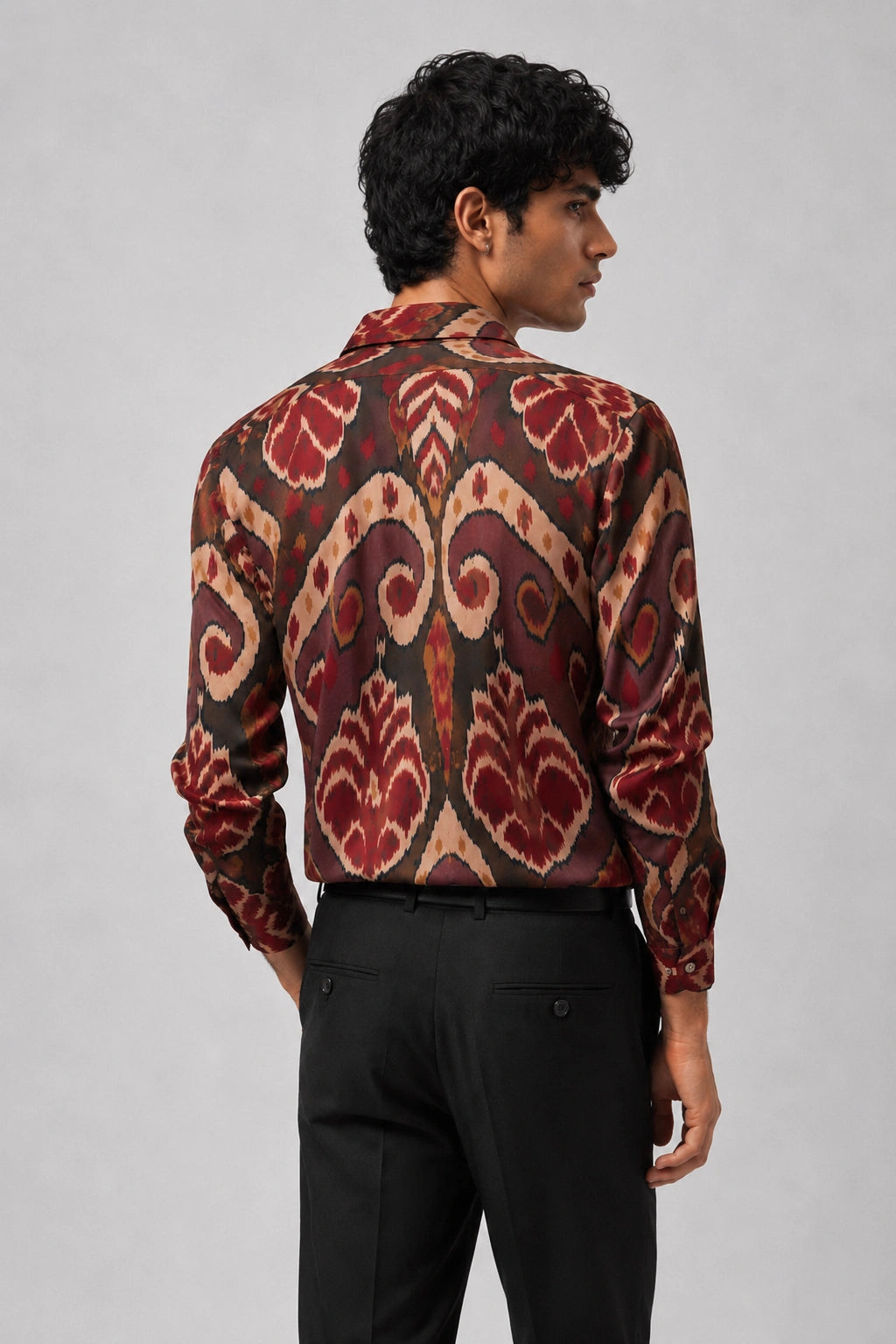 Maroon Mandala Universal Style – Unisex Shirt Collection