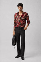 Maroon Mandala Universal Style – Unisex Shirt Collection