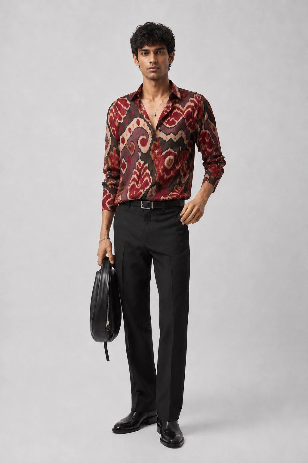 Maroon Mandala Universal Style – Unisex Shirt Collection