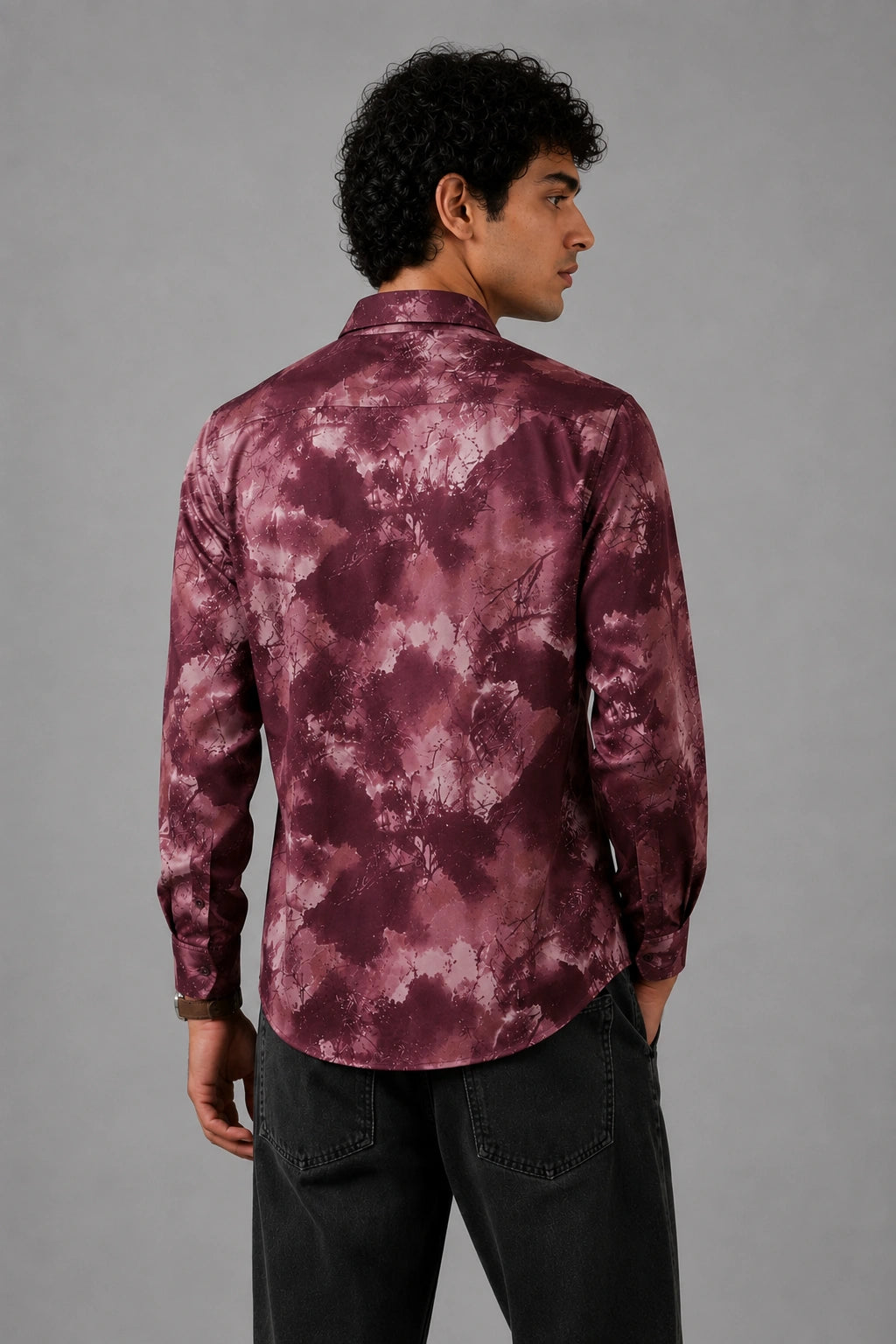 Maroon Punk Universal Style – Unisex Shirt Collection