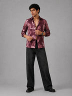 Maroon Punk Universal Style – Unisex Shirt Collection