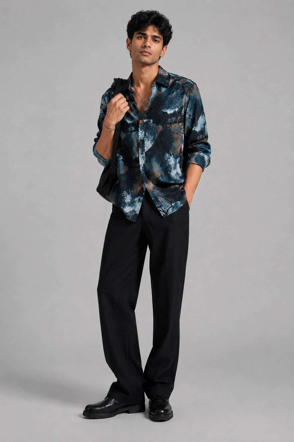 Navy Aztech Universal Style – Unisex Shirt Collection