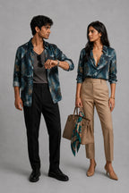 Navy Aztech Universal Style – Unisex Shirt Collection