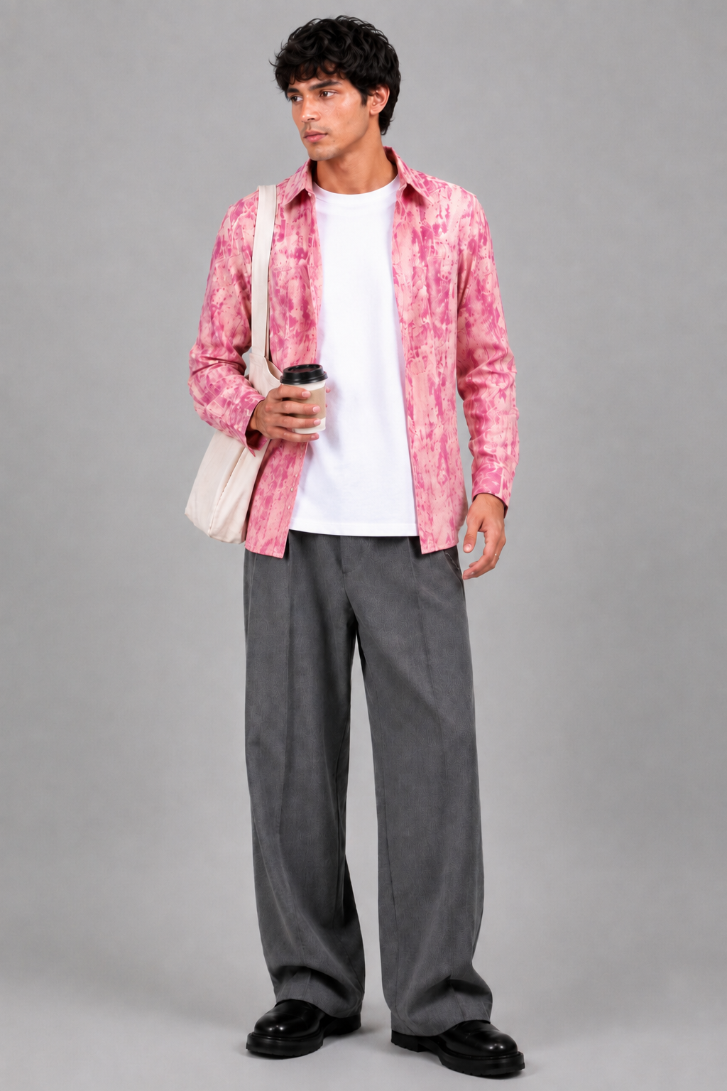 Peach Flory Universal Style – Unisex Shirt Collection