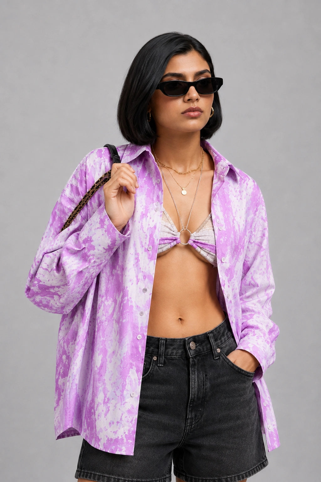 Purple Anime Universal Style – Unisex Shirt Collection