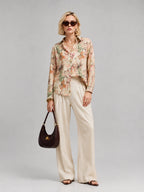 Beige Flower Universal Style – Unisex Shirt Collection