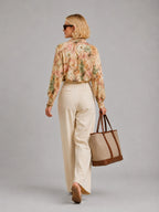 Beige Flower Universal Style – Unisex Shirt Collection