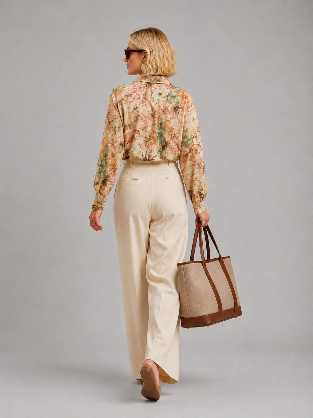 Beige Flower Universal Style – Unisex Shirt Collection