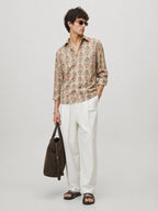 Beige Mandala Universal Style – Unisex Shirt Collection