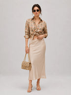 Beige Mandala Universal Style – Unisex Shirt Collection