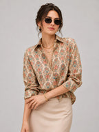 Beige Mandala Universal Style – Unisex Shirt Collection