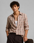 Beige Patch Universal Style – Unisex Shirt Collection