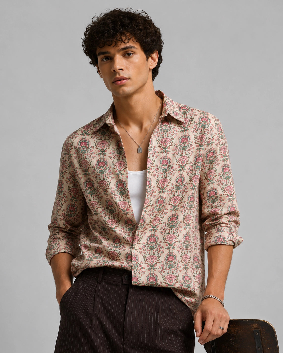 Beige Patch Universal Style – Unisex Shirt Collection