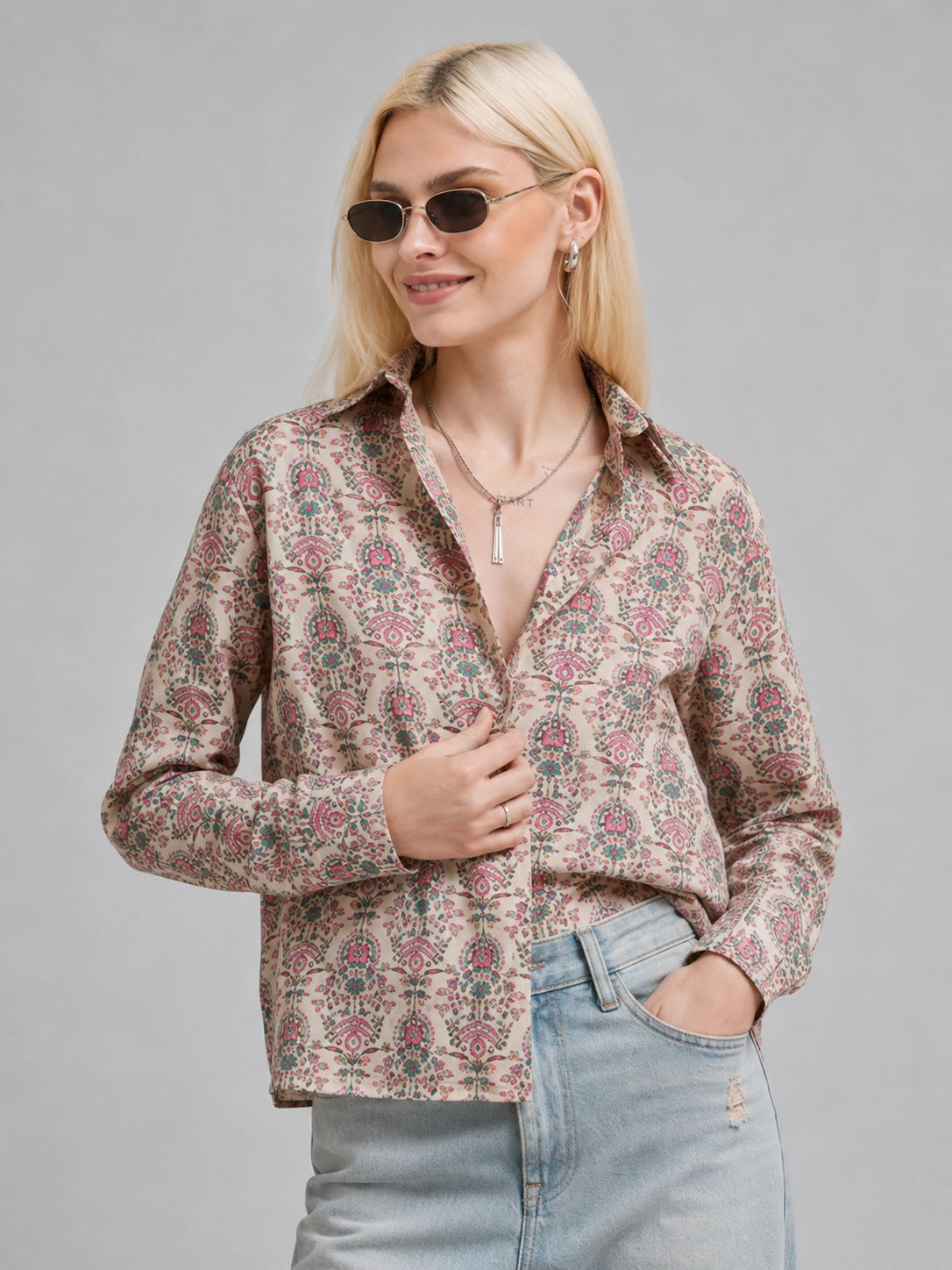 Beige Patch Universal Style – Unisex Shirt Collection