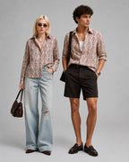 Beige Patch Universal Style – Unisex Shirt Collection
