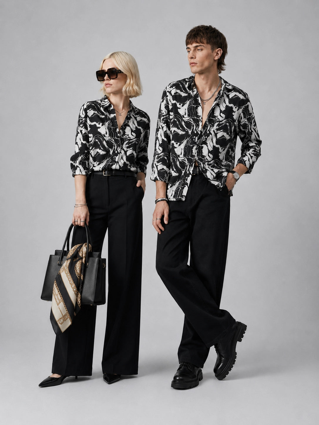 Black Dissolve Universal Style – Unisex Shirt Collection