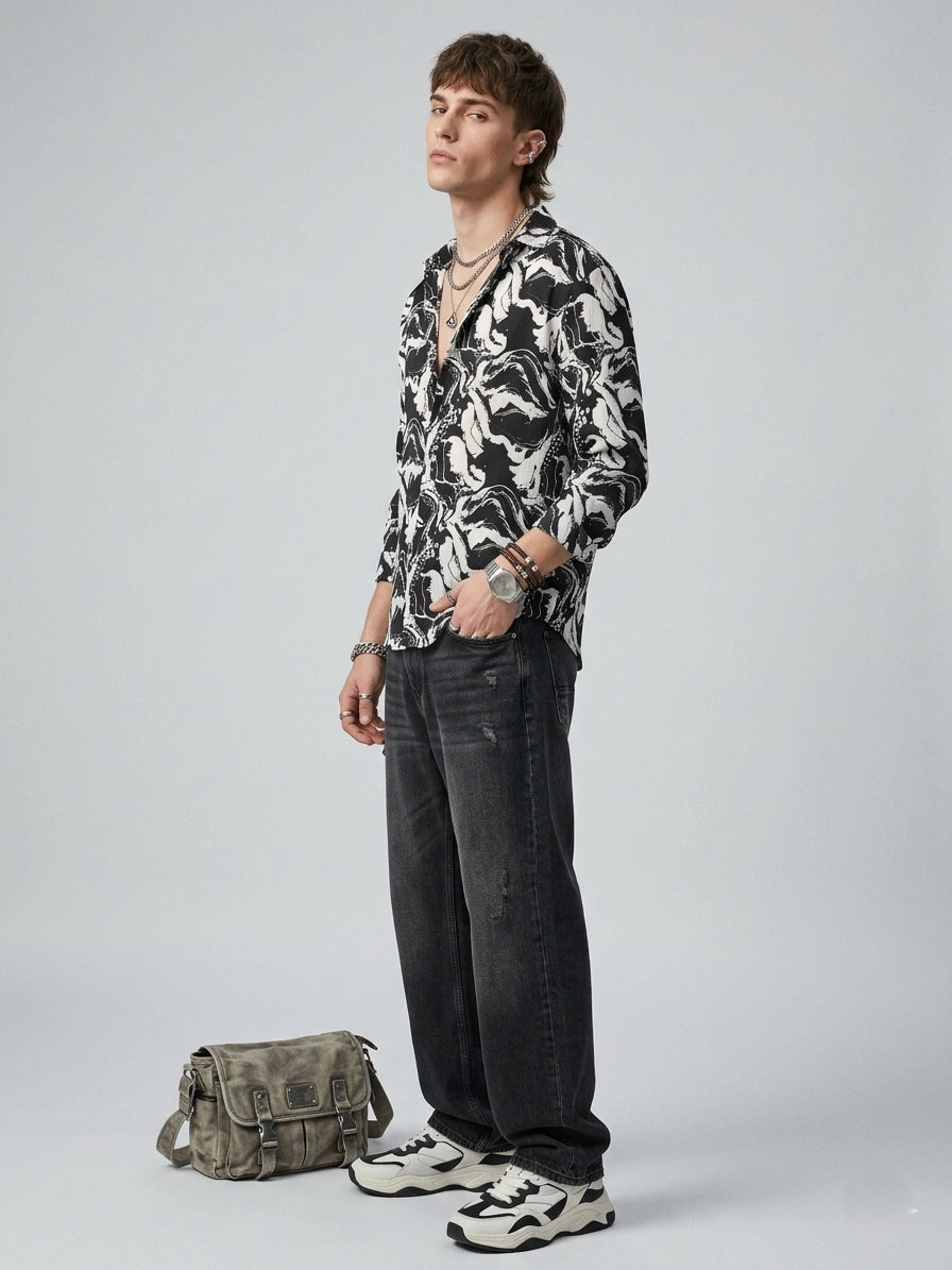 Black Dissolve Universal Style – Unisex Shirt Collection