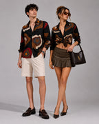 Black Gemoetry Universal Style – Unisex Shirt Collection