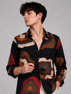 Black Gemoetry Universal Style – Unisex Shirt Collection