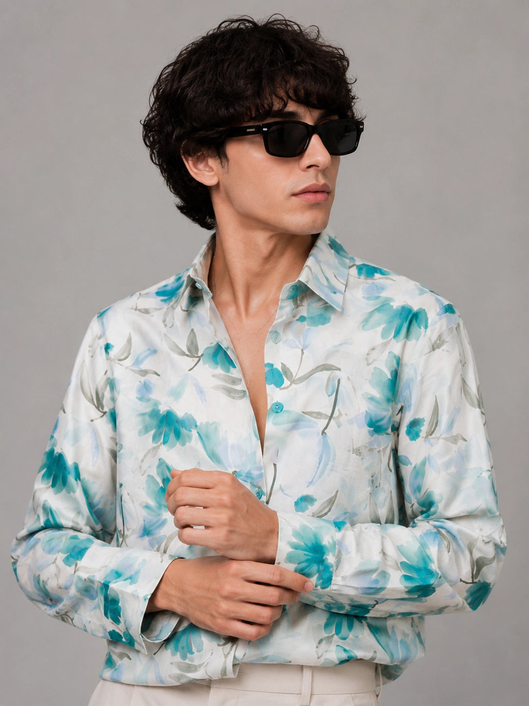 Blue Flory Universal Style – Unisex Shirt Collection