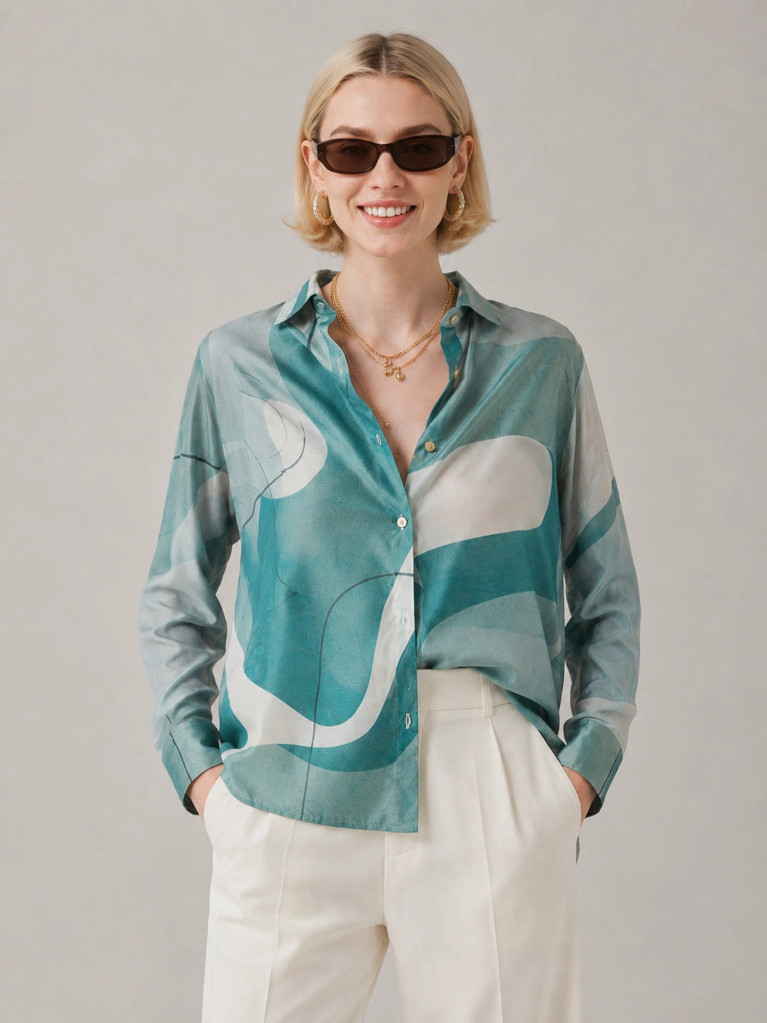 Blue Patches Universal Style – Unisex Shirt Collection