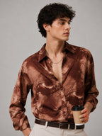 Brown Abstract Universal Style – Unisex Shirt Collection
