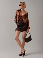 Brown Abstract Universal Style – Unisex Shirt Collection